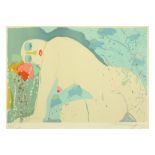 Walasse Ting signed lithograph printed in colors - dated (19)77 || TING WALASSE (1929 - 2010)