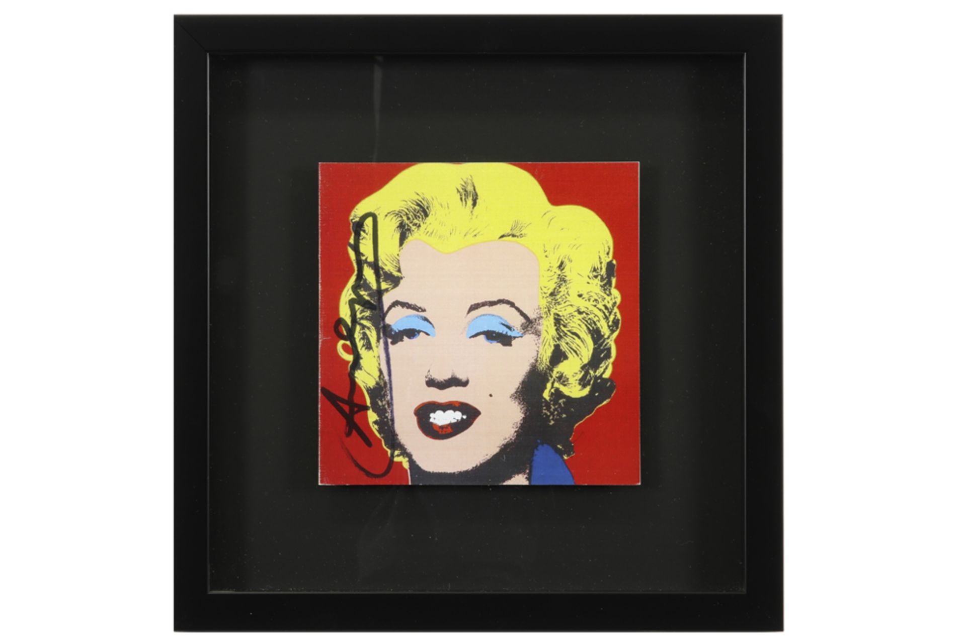 Andy Warhol signed "Marilyn" screenprint on an invitation by Leo Castelli for an exhibition dd - Image 2 of 2