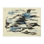 20th Cent. Belgian abstract aquarelle - signed Jozef Mees and dated (19)60 || MEES JOZEF (1898 -