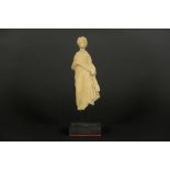 4th Cent. BC Ancient Greece Tarante female sculpture in earthenware with thermoluminiscence