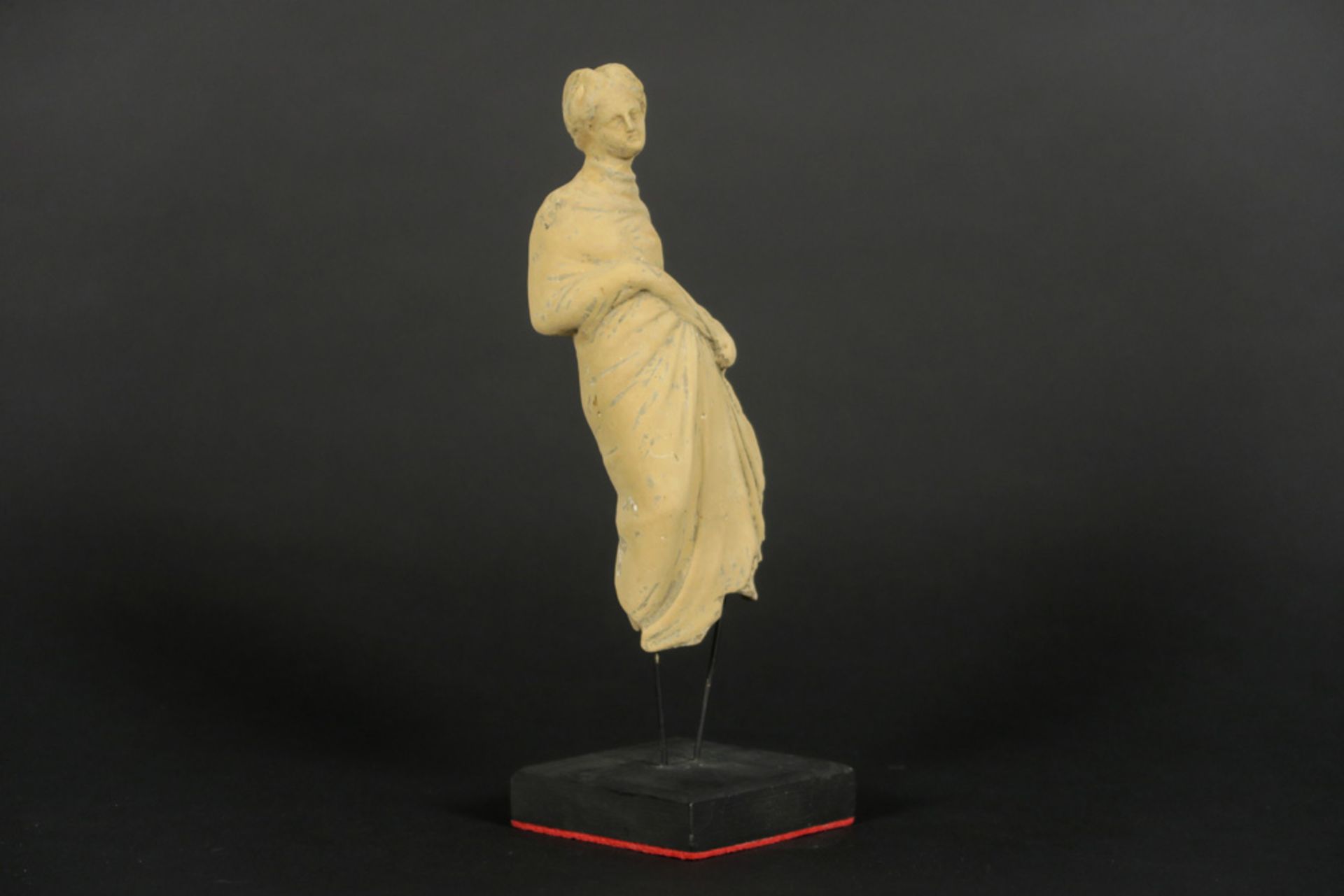 4th Cent. BC Ancient Greece Tarante female sculpture in earthenware with thermoluminiscence - Image 2 of 4