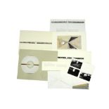 several 20th/21st Cent. Belgo-British studies on paper for an installation named "Project for an