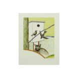 Roger Raveel signed etching in colors || RAVEEL ROGER (1921 - 2013) kleurets n° 8/100 : "Geluk en