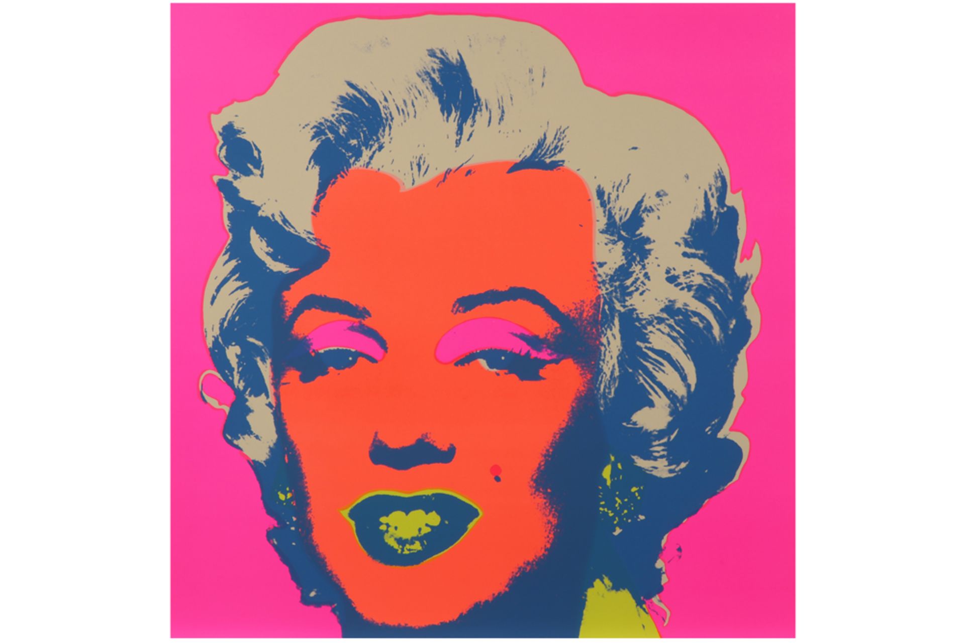Andy Warhol "Marilyn" screenprint || WARHOL ANDY (1930 - 1987) zeefdruk : "Marilyn" - 91 x 91