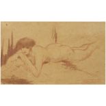 20th Cent. Belgian sanguine drawing - signed Henri Thomas || THOMAS HENRI (1878 - 1972)