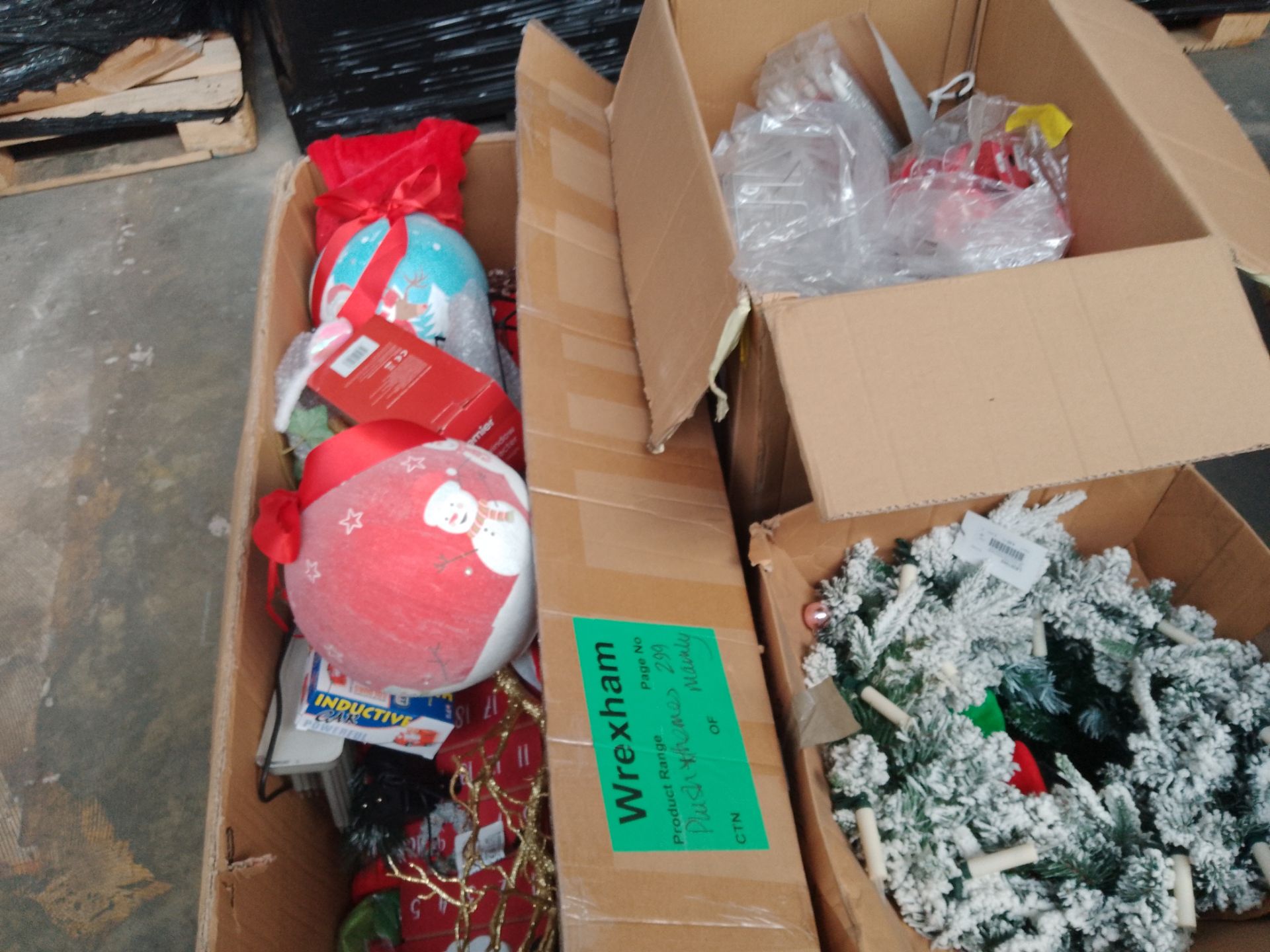 1 Pallet of New Christmas Decorations
