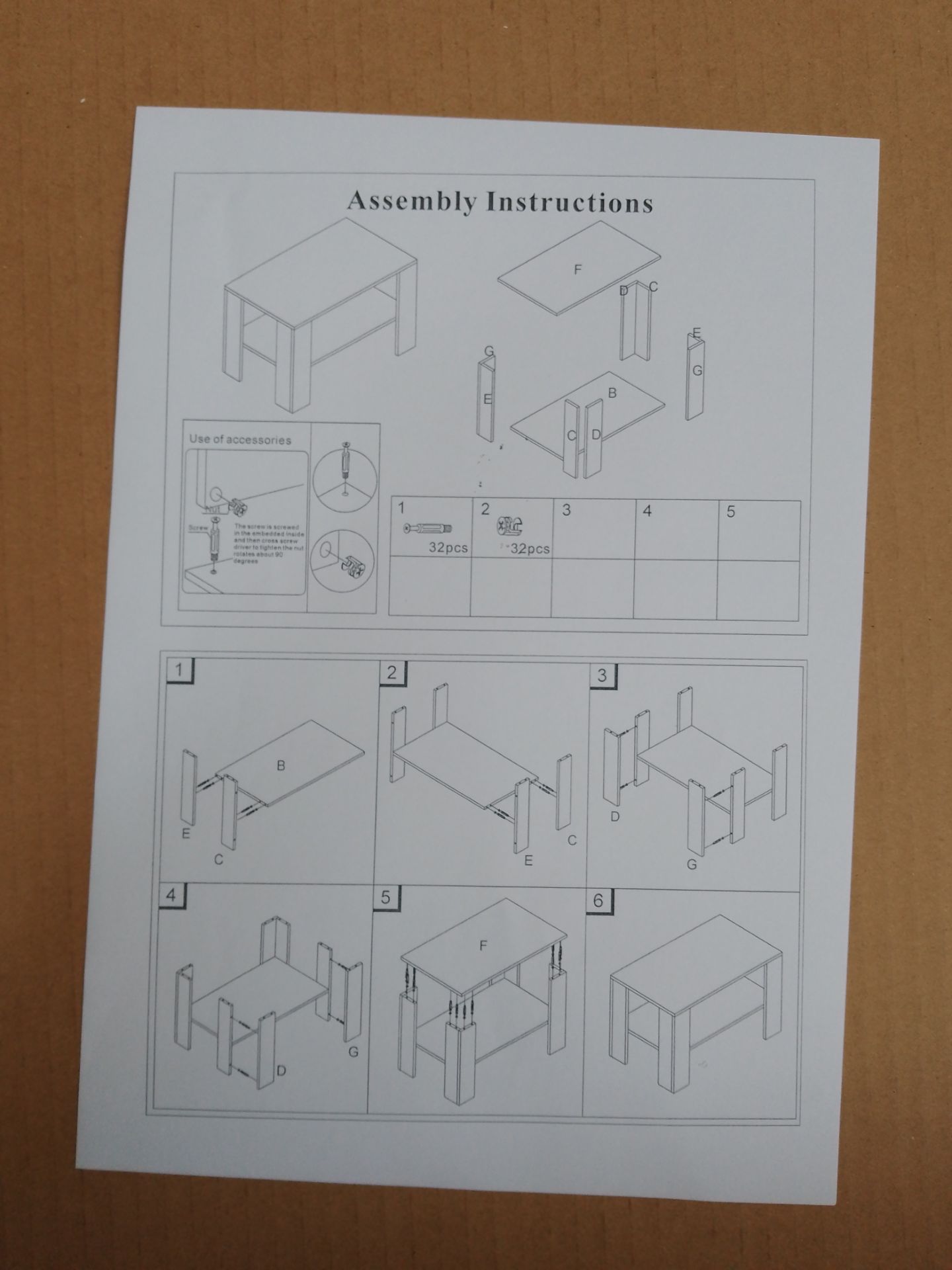 Containing 14 x Solid White & Grey Coffee Tables - Image 2 of 3