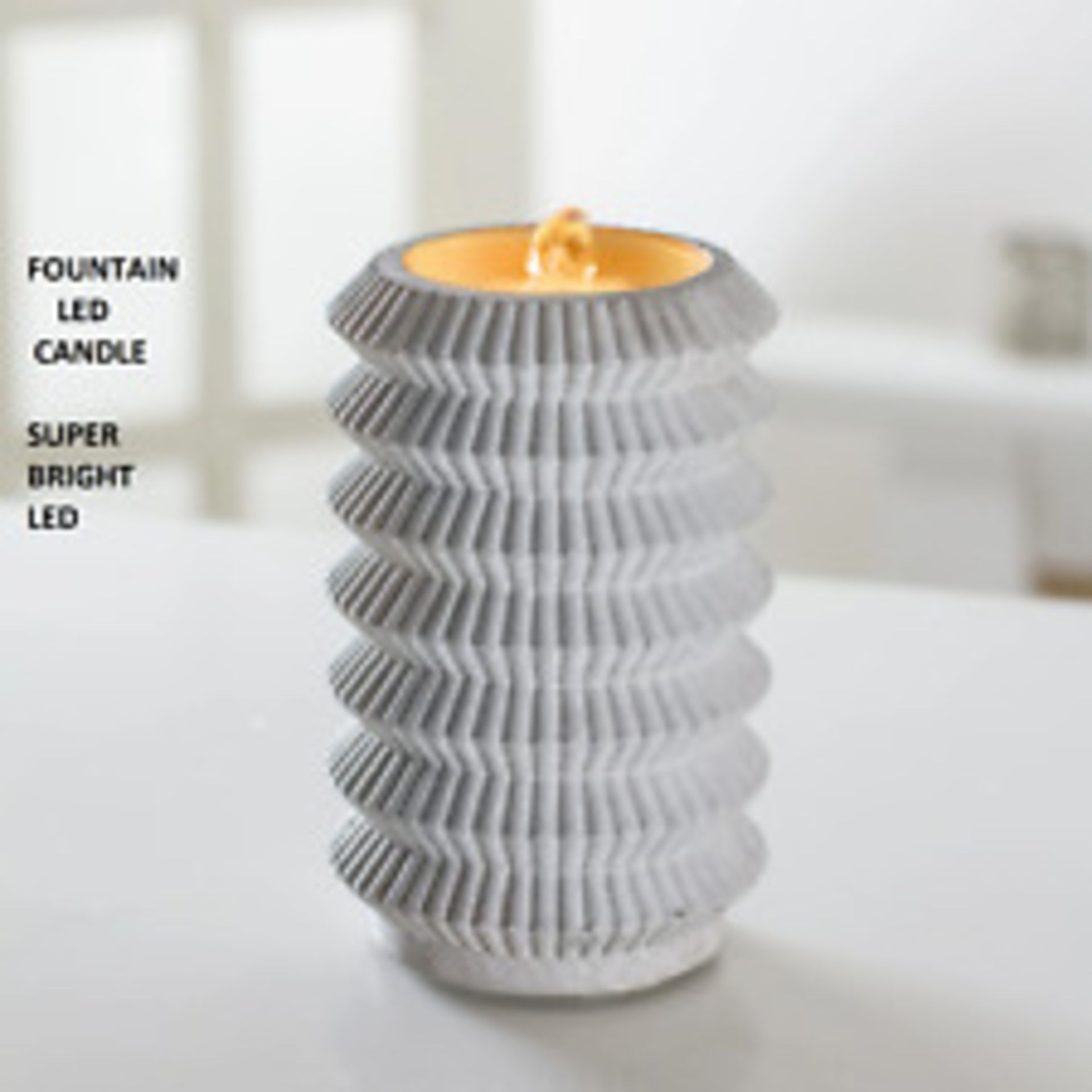 20 x Bubbling LED Water Candles - Super Bright LED - Remote control - Battery operated - Image 2 of 2