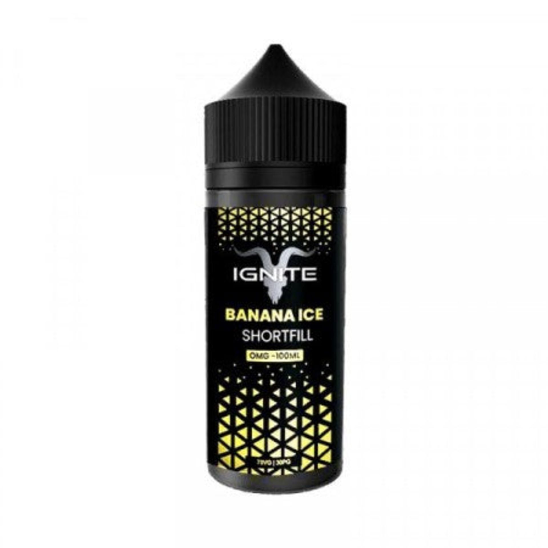 25 bottles of Brand New 100ml Ignite Vape Liquid - Banana Ice - RRP Total Over £250