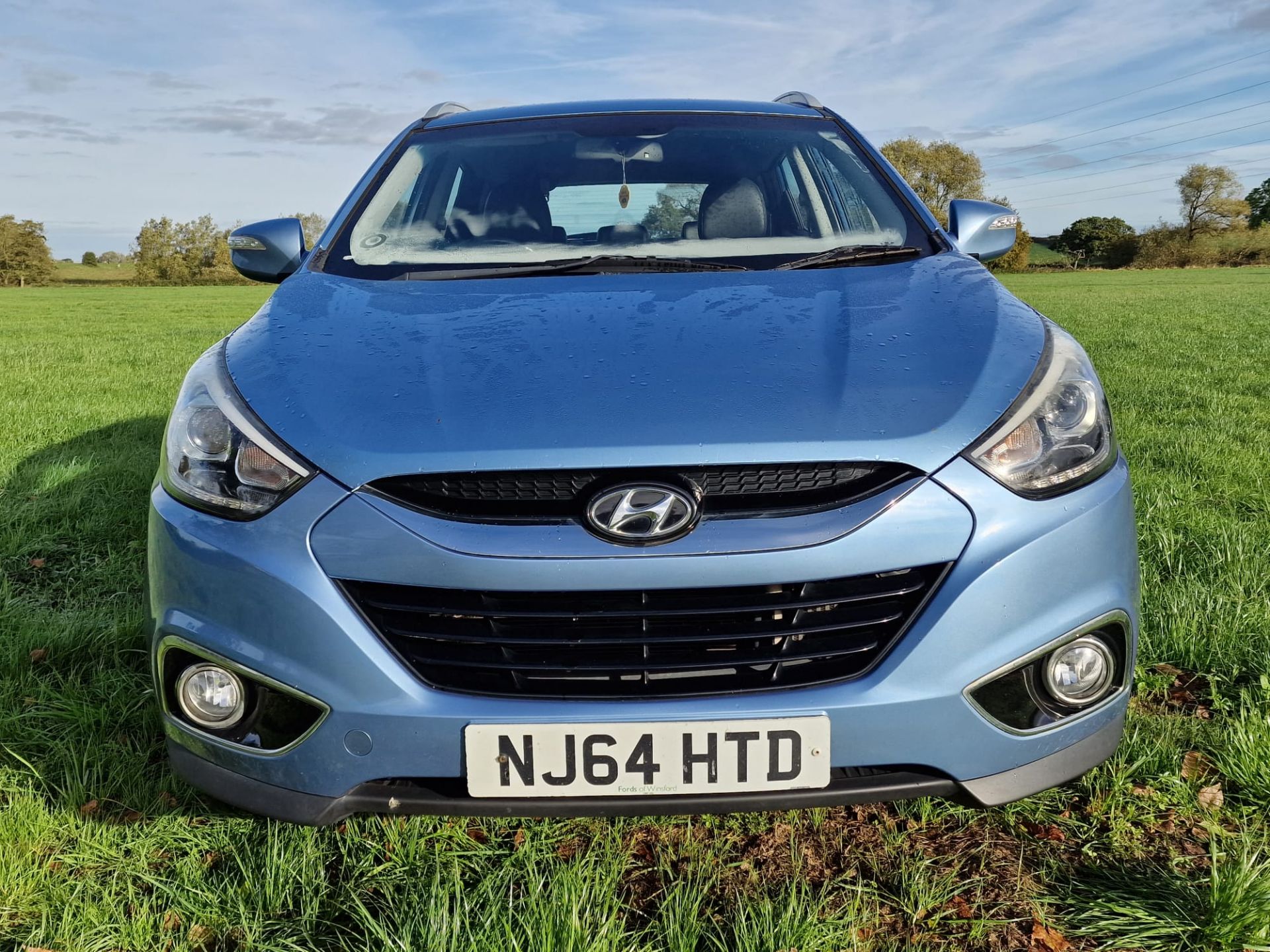 Great Spec 2014/64 HYUNDAI IX35 SE NAV CRDI Blue SUV Estate - 94k miles - full service history - Image 2 of 36