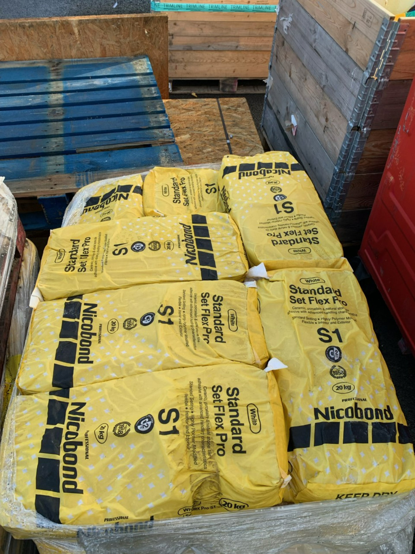 Nicobond Pro standard set flex tile adhesive - Full pallet of 20kg bags - Circa 42 bags