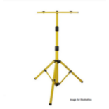 42 x New Extendable Yellow Aluminium Tripod Stands for Floodlights (L137) RRP £850