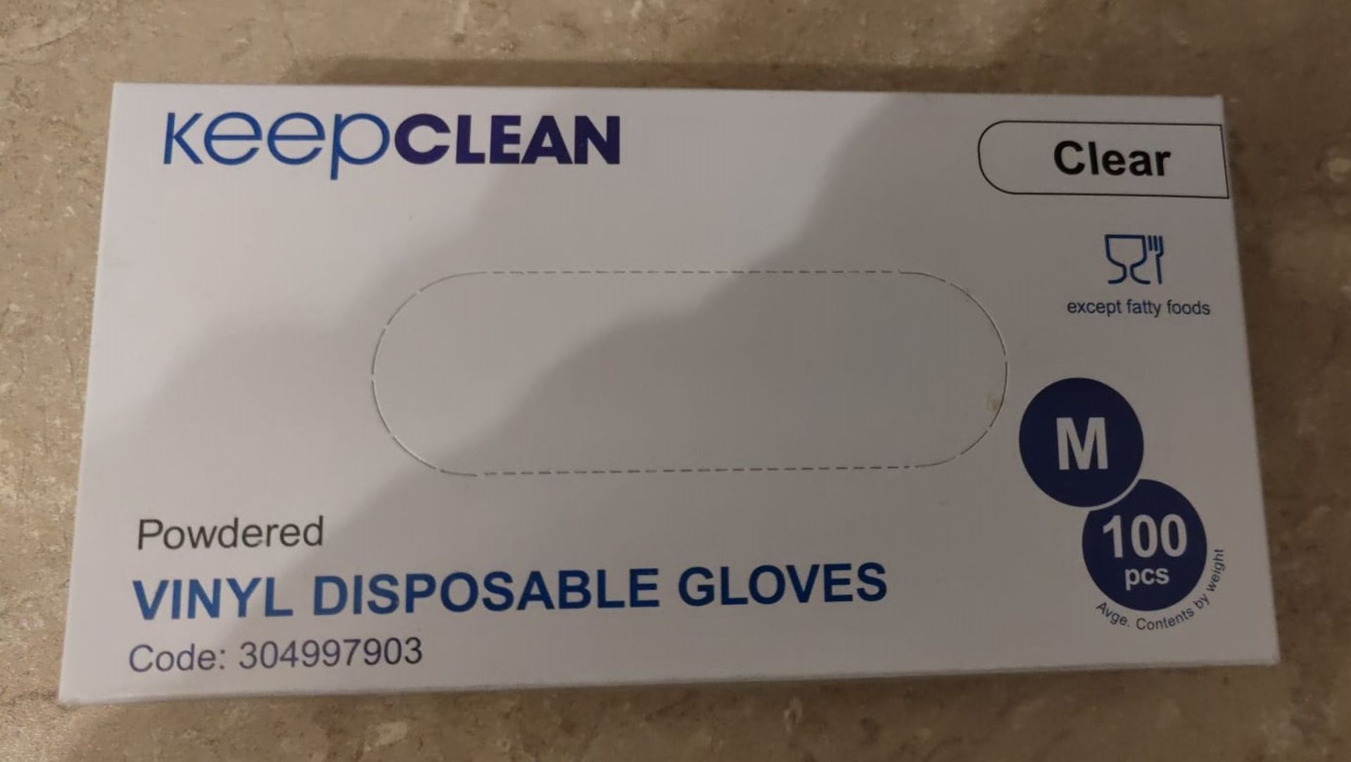 1 pallet of Vinyl disposable gloves - medium - 560 boxes of 100, 56000 gloves