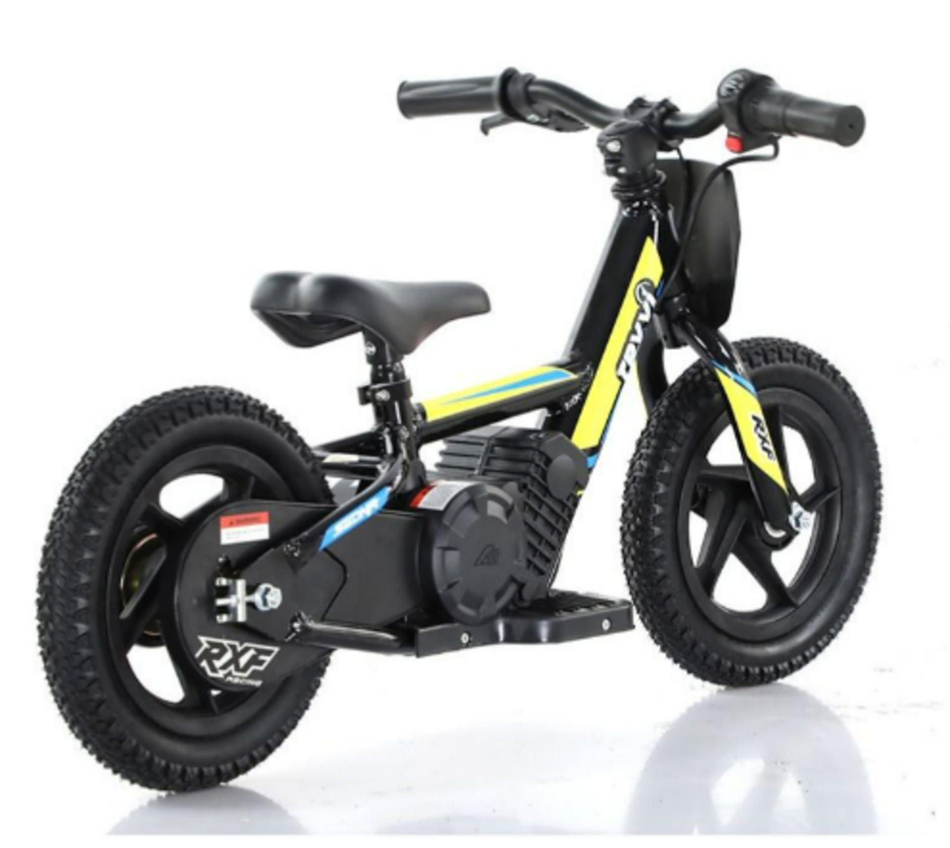 BRAND NEW Revvi 12" Electric Kids Balance Bike - Yellow - Image 5 of 9