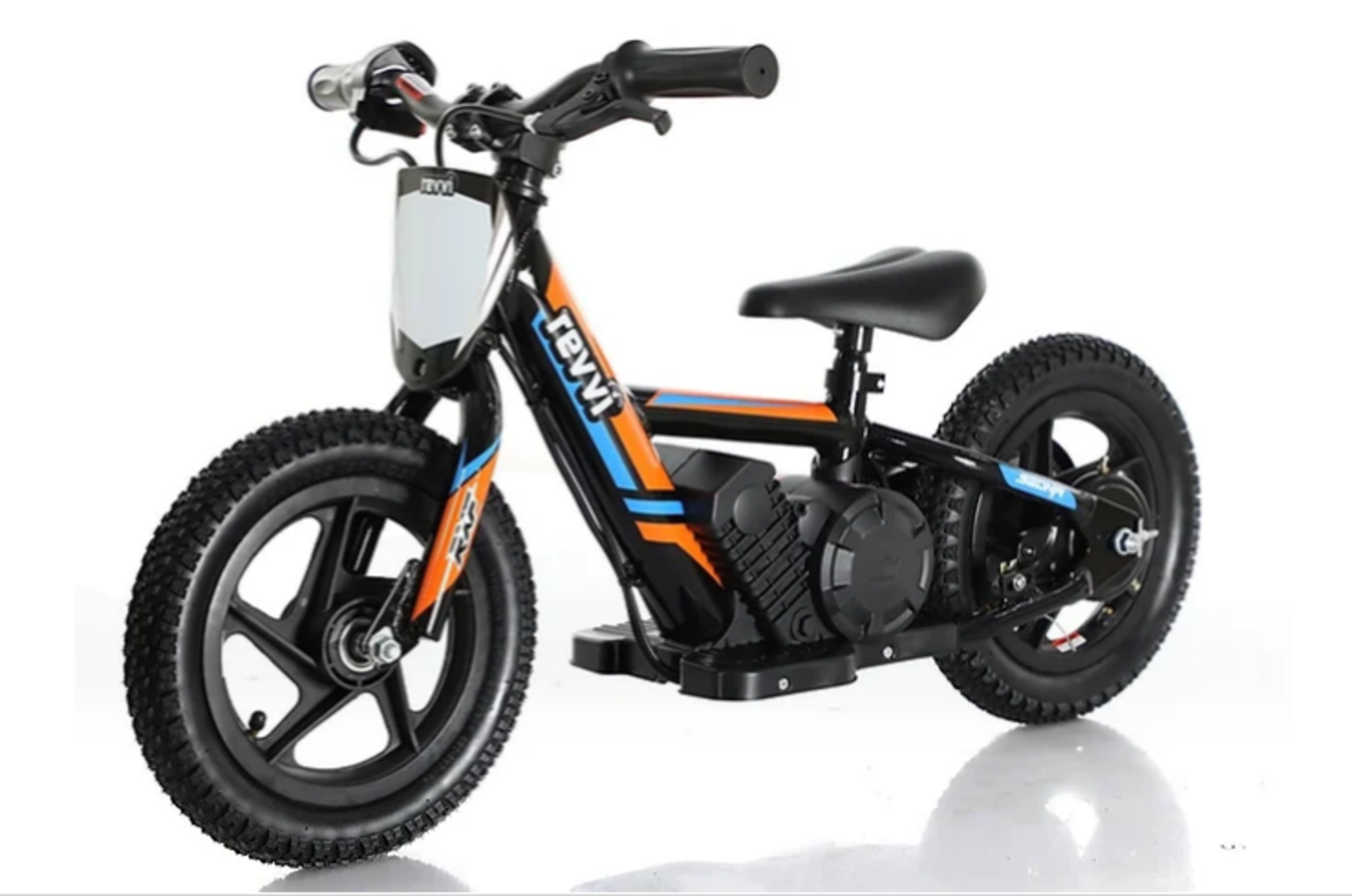 BRAND NEW Revvi 12" Electric Kids Balance Bike - Orange - Image 2 of 13