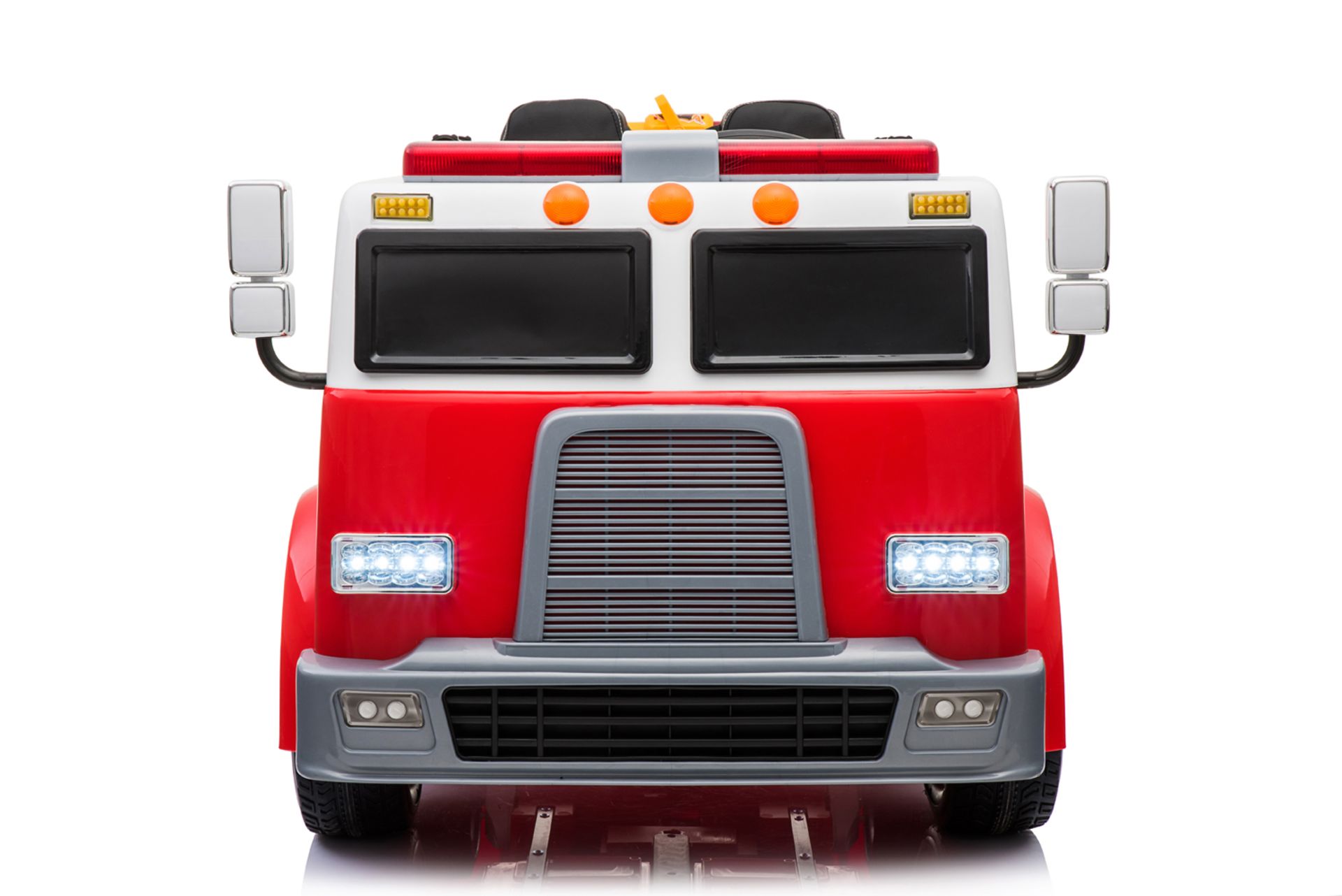 Ride On Fire Truck 911 12v EVA Wheels Twin Leather Seats and Parental Remote Control - Image 7 of 21