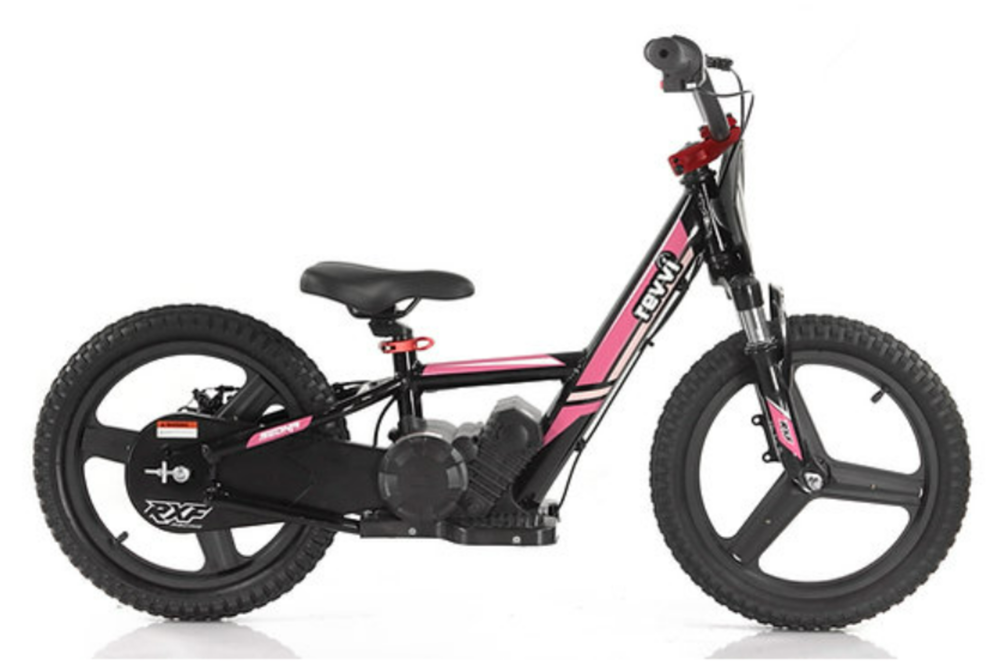 BRAND NEW Revvi 16" Plus Electric Kids Balance Bike - Pink