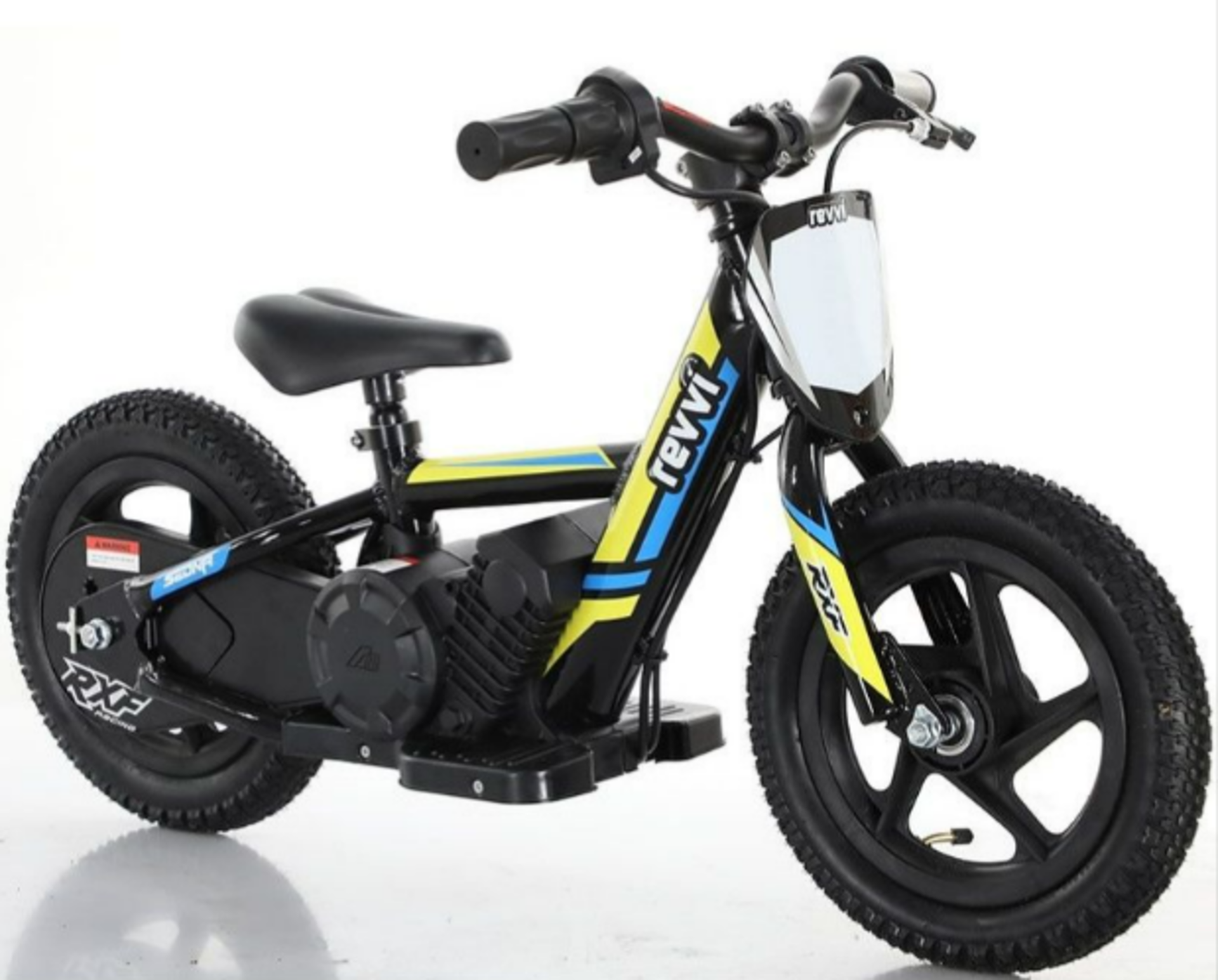 BRAND NEW Revvi 12" Electric Kids Balance Bike - Yellow - Image 6 of 9