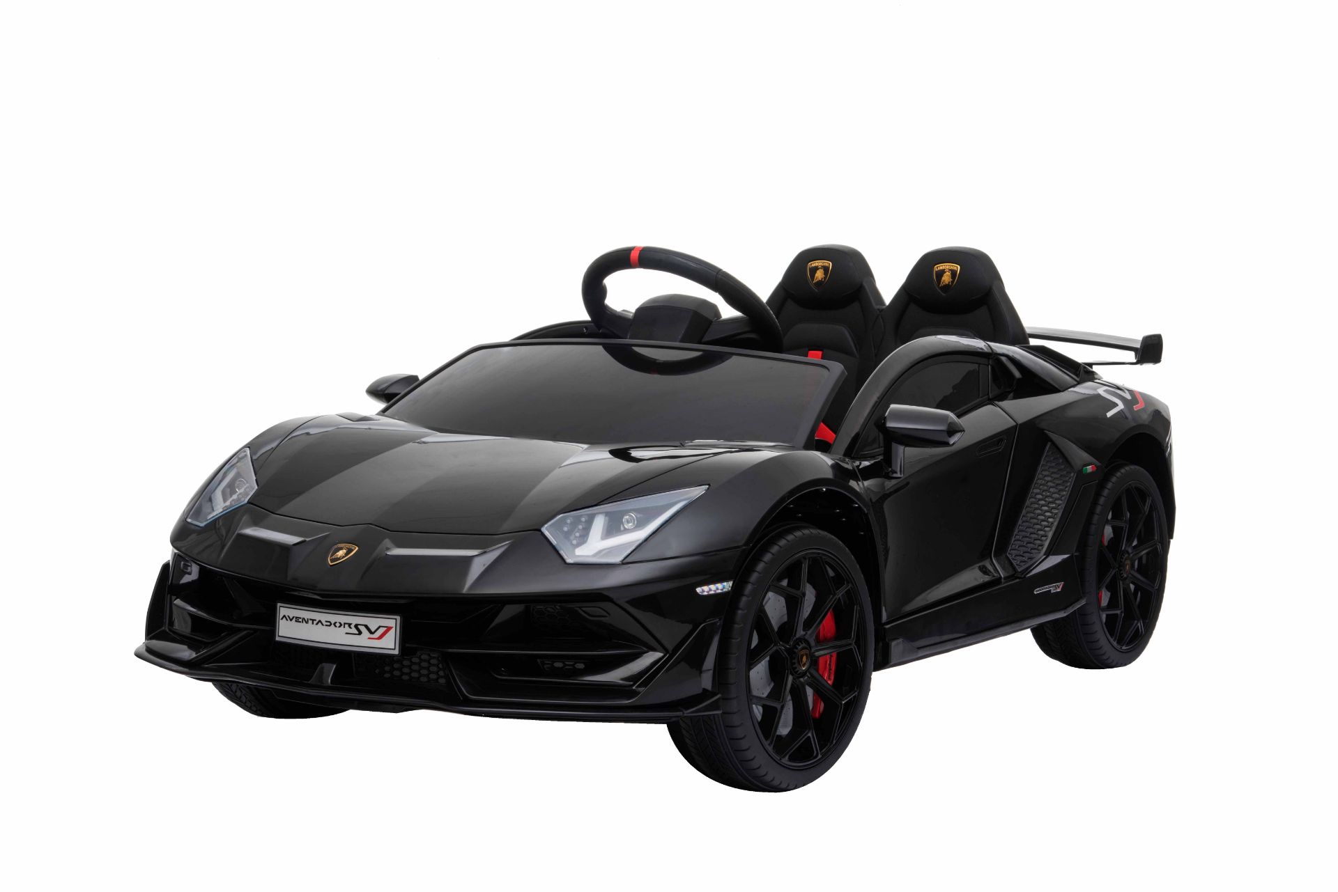 Ride On Fully Licenced Lamborghini Aventador SVJ HL328 with Parental Remote Control - Black - Image 2 of 7