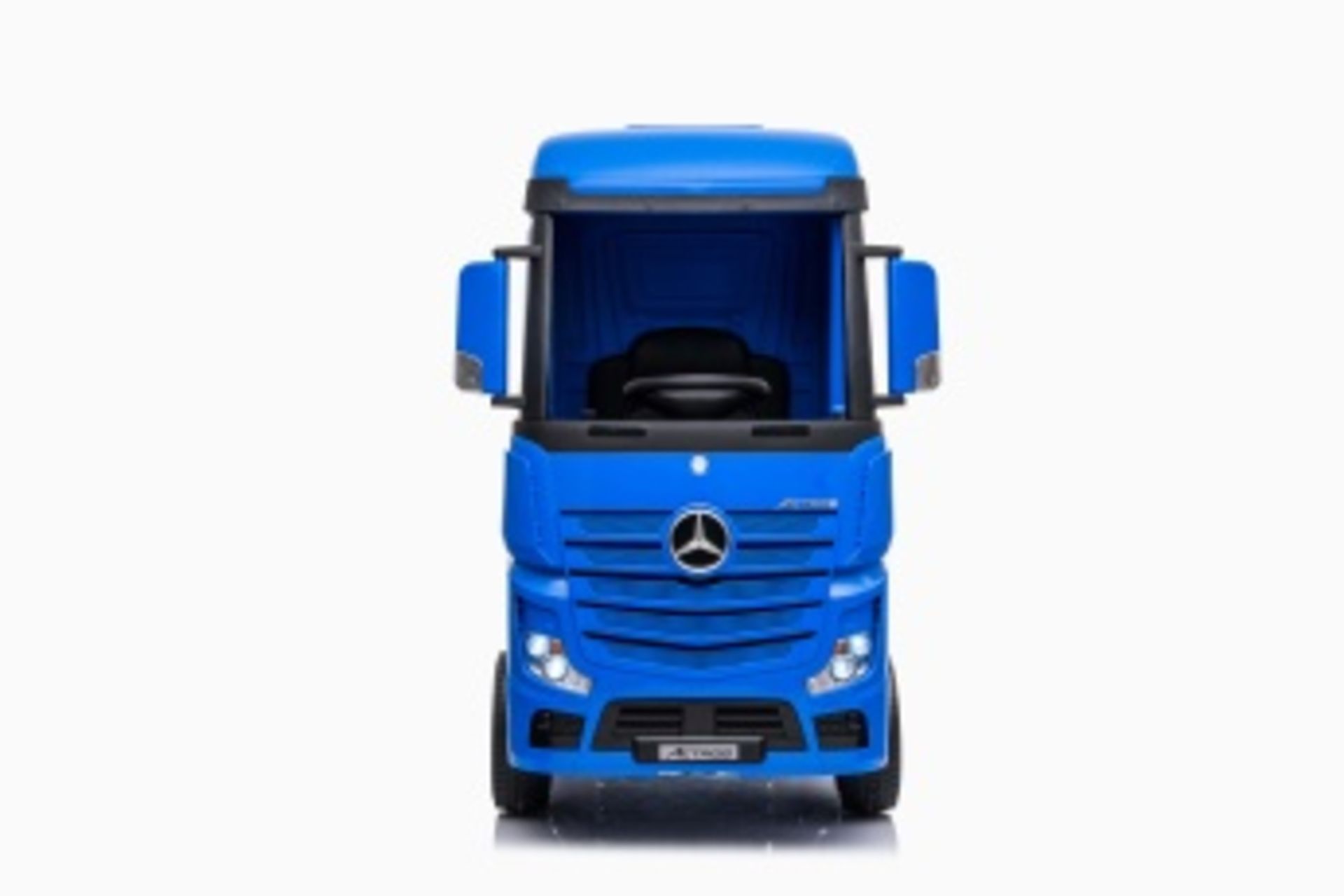Ride On Fully Licenced Mercedes Benz Actros Truck 24v complete with Official Trailer - Blue - Image 6 of 13