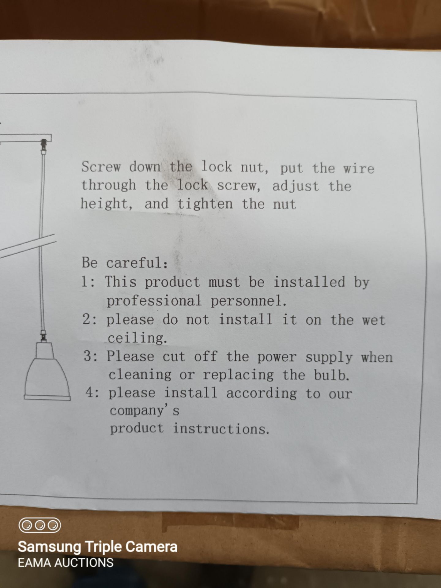 Box 14 - 1 x New 3 tier light fitting - Image 4 of 4