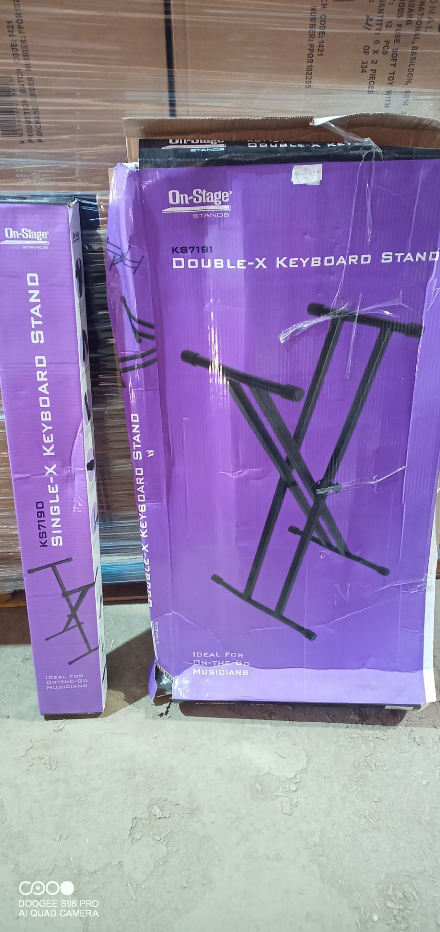 2. music stands as pictured - look new unused possible damage packaging