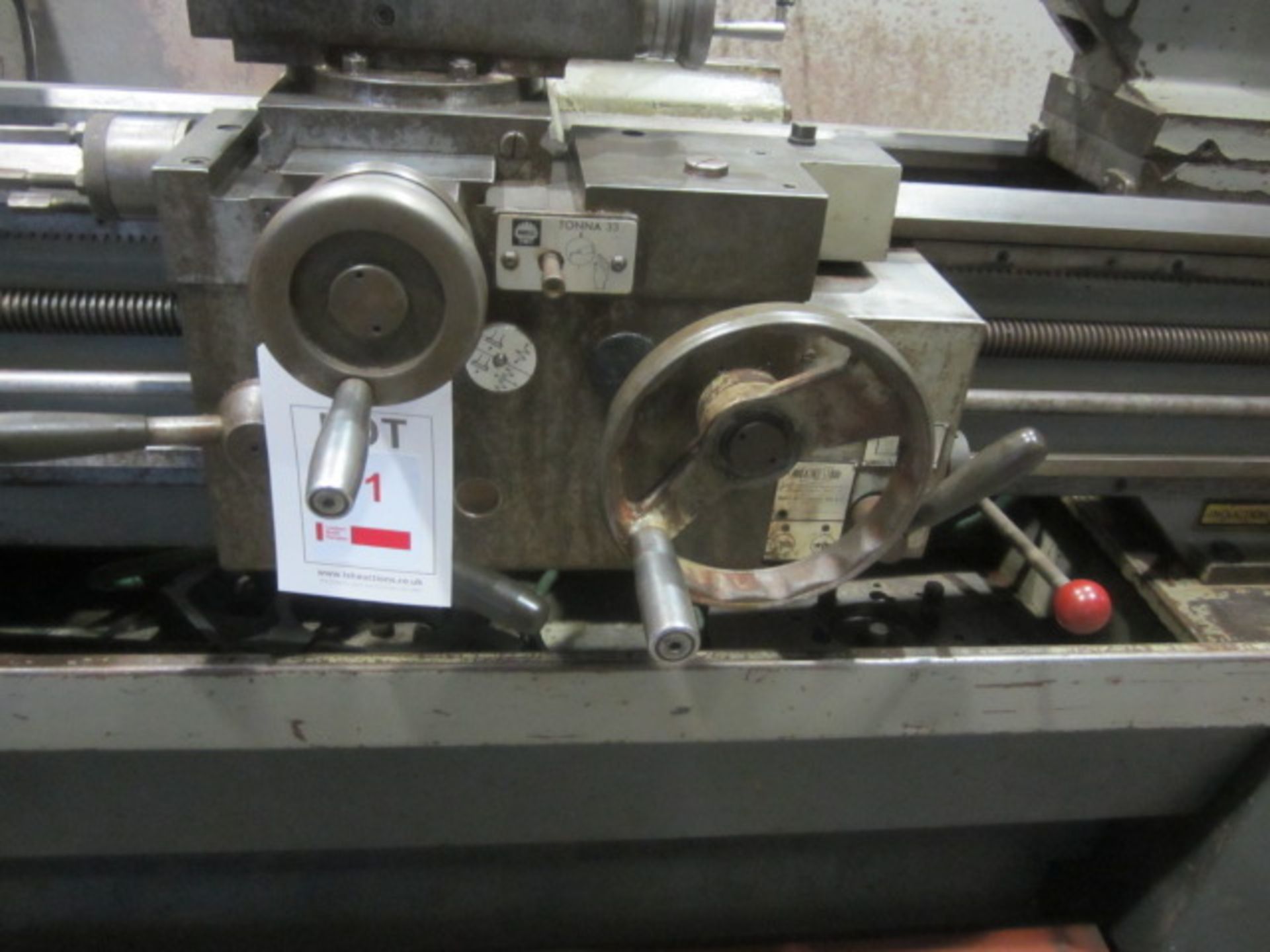 Colchester Triumph 2000 gap bed SS & SC centre lathe, Newall digital read out, 1500mm BC, serial no. - Image 8 of 10