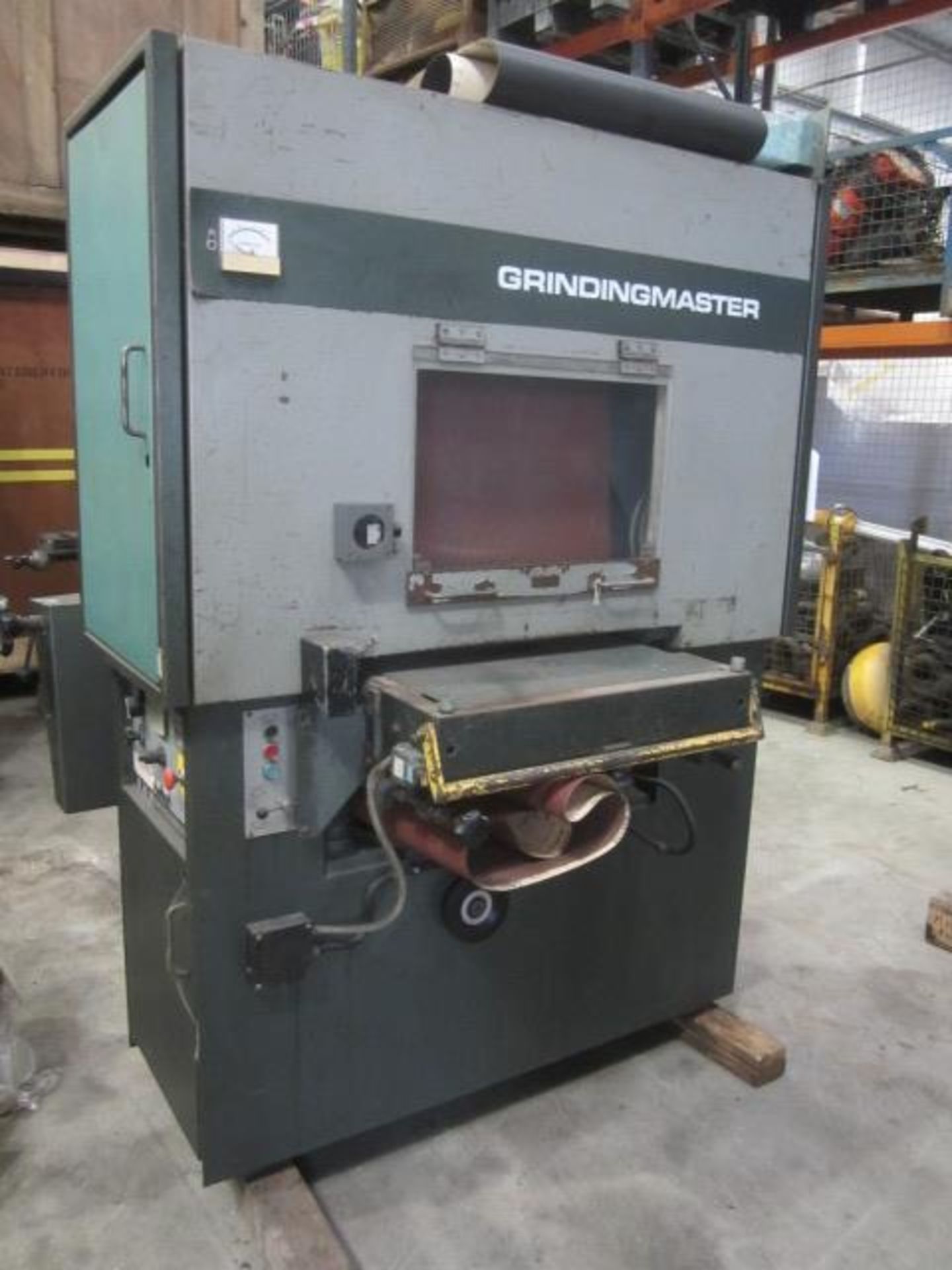 Grinding Master 600mm through feed belt sander, type MCSB-600, serial no. R15103 - for spares or - Image 3 of 7