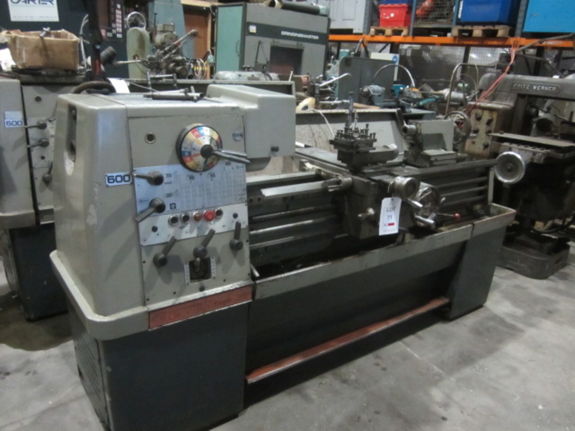 Colchester Triumph 2000 gap bed SS & SC centre lathe, Newall digital read out, 1500mm BC, serial no.