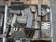 Quantity of assorted chuck jaws. Located at Southern Engineering Equipment, Poole