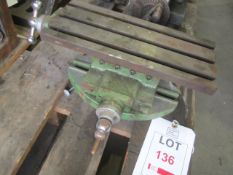 Portable mill table, 14" x 6". Located at Southern Engineering Equipment, Poole