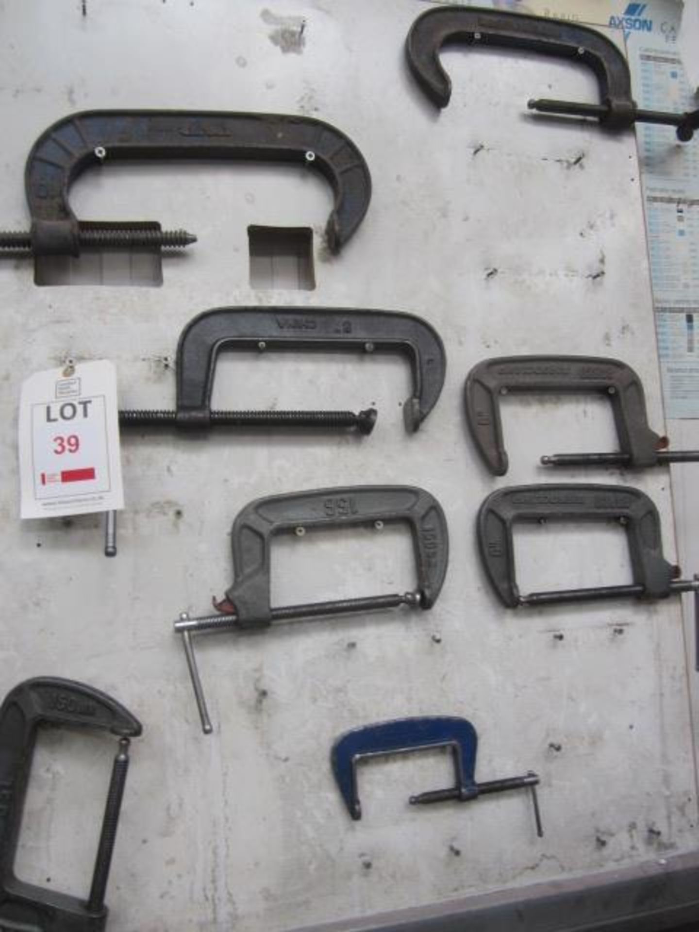 Assorted clamps including 'G', Carver and bespoke. Located at Supreme Engineering, Edington, Nr - Image 3 of 4