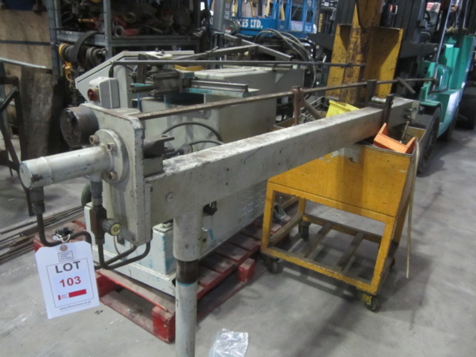 Mewag automatic hydraulic tube bender, bending capacity 42mm diameter x 2mm, range centre line - Image 8 of 14