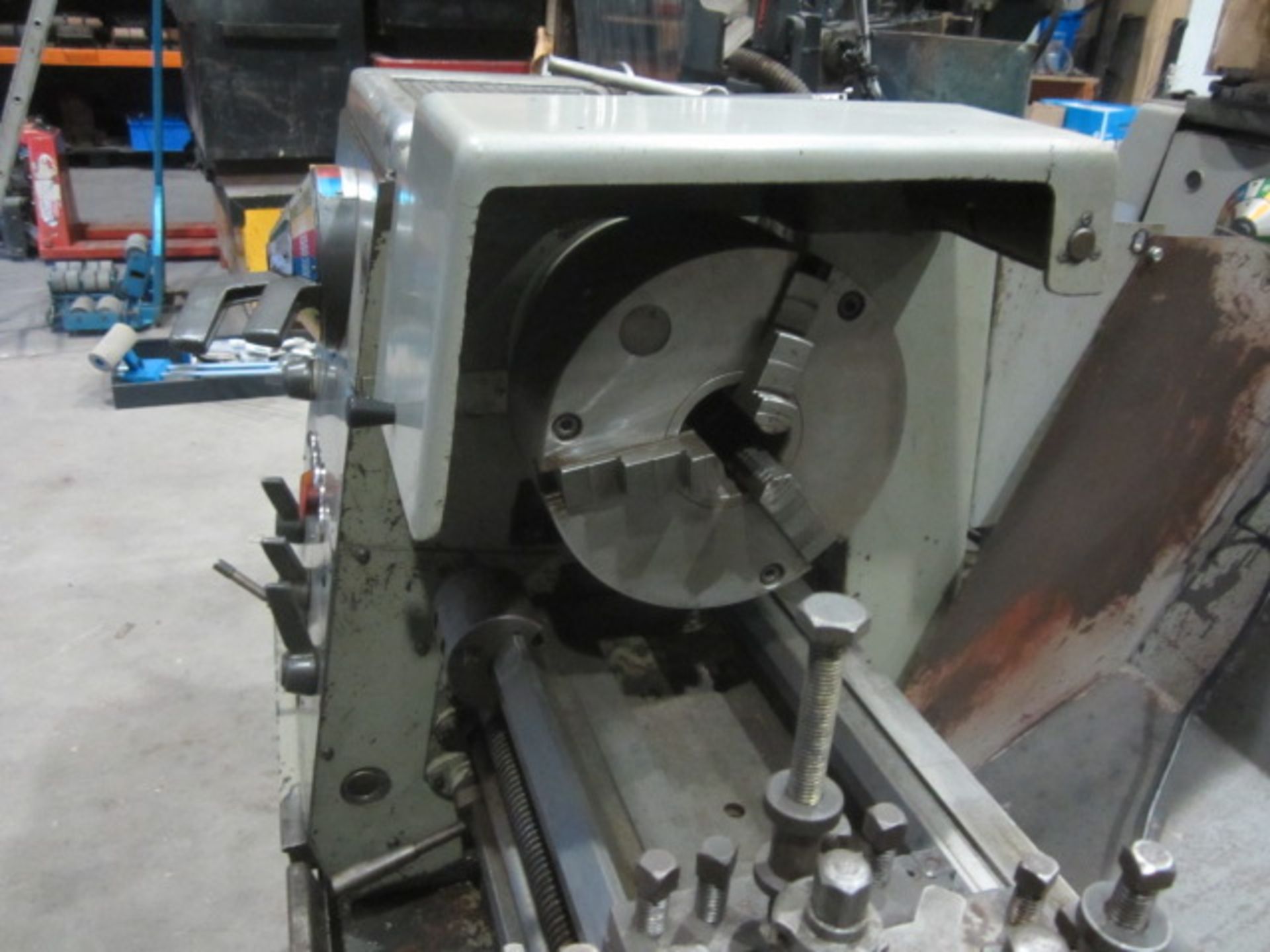Colchester Triumph 2000 gap bed SS & SC centre lathe, Newall digital read out, 1500mm BC, serial no. - Image 6 of 10