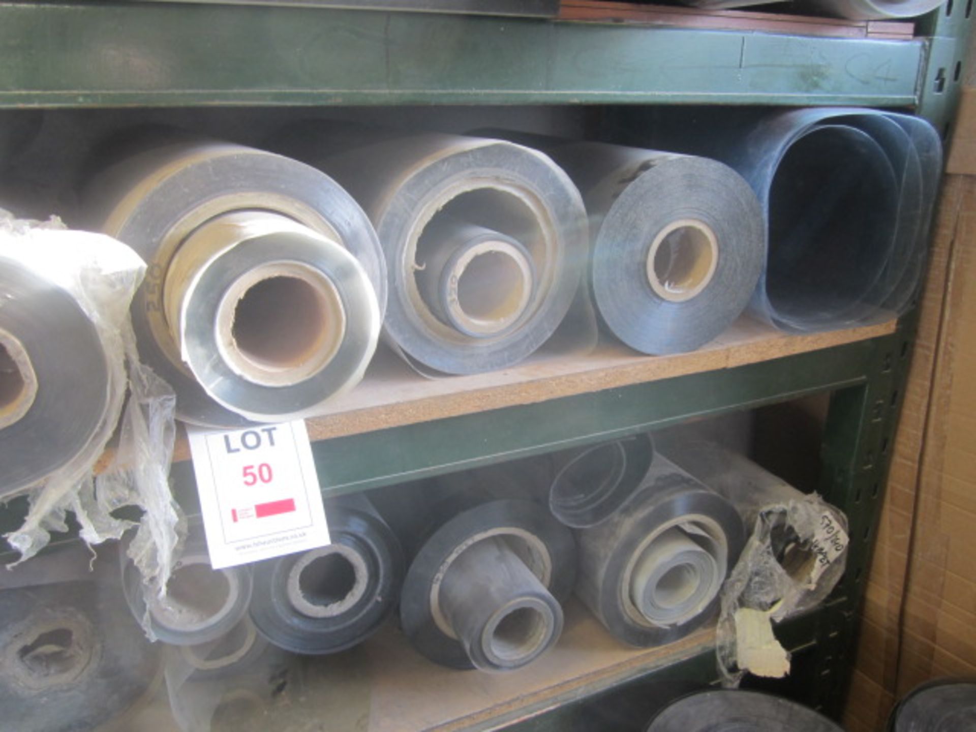 Assorted part reels of Apet film stock, approx. 85 - excluding racking. Located at Supreme - Image 10 of 12