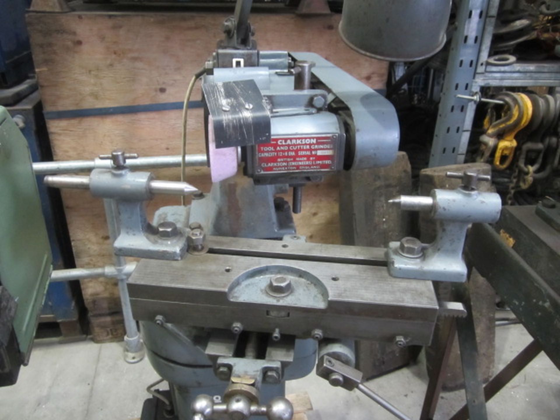 Clarkson tool & cutter grinder. A mandatory lift out charge of £40 + VAT will be applied to this lot - Image 3 of 4