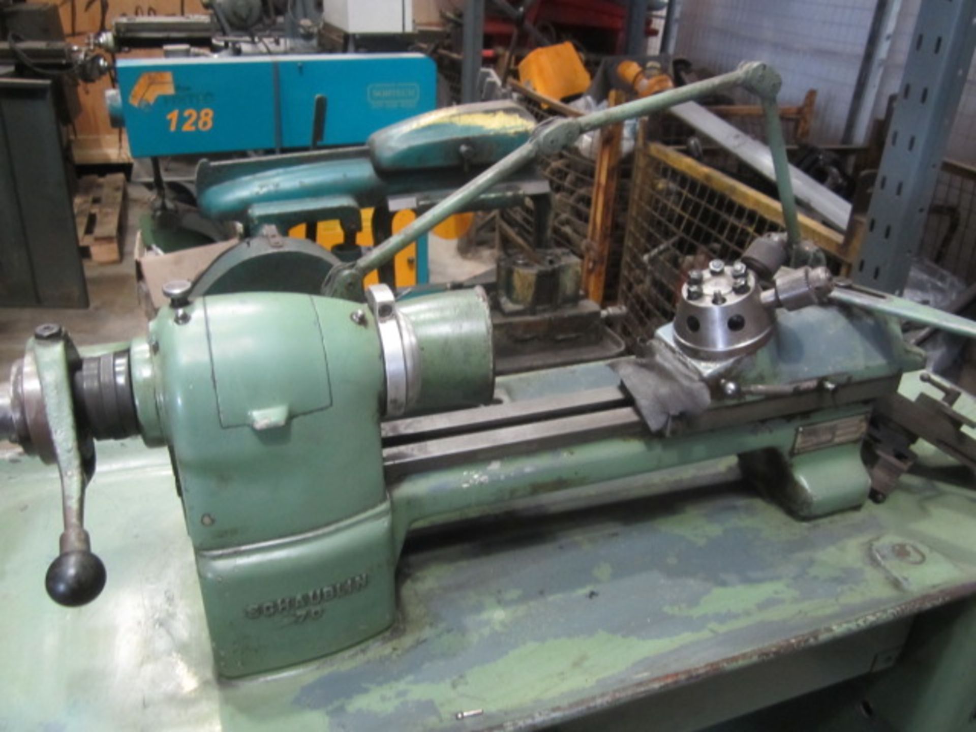 Schaublin turret lathe, type 70-80, serial no. 208769. A mandatory lift out charge of £90 + VAT - Image 2 of 6