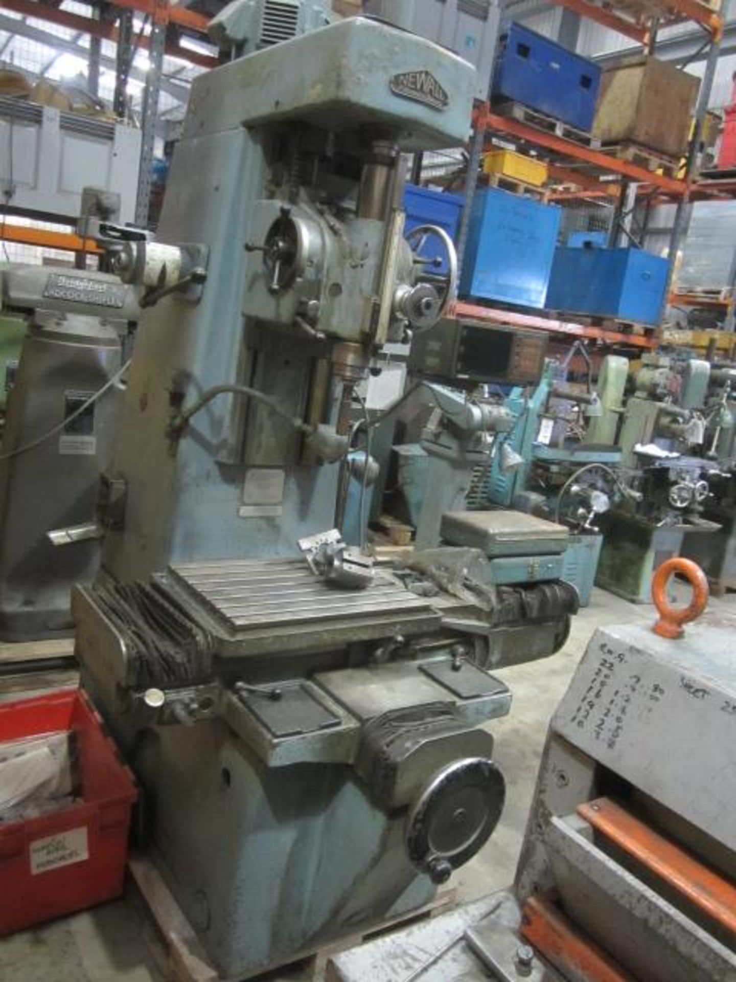 Newall vertical jig borer, serial no. 66-2F1520-431, table size 20½" x 15", Sony 3 axis digital read - Image 4 of 11