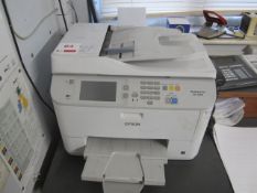 Epson Workforce Pro WF-5690 printer. Located at Supreme Engineering, Edington, Nr Bridgwater