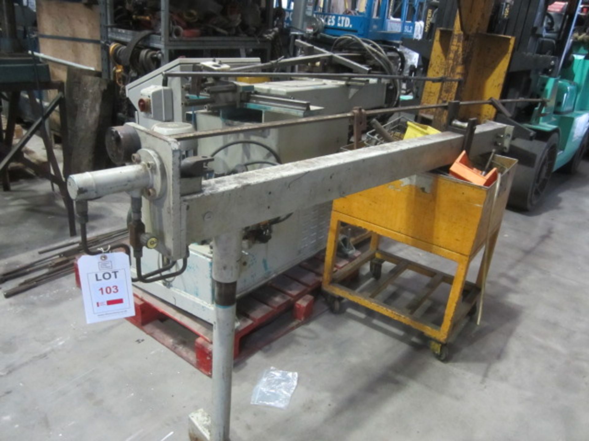 Mewag automatic hydraulic tube bender, bending capacity 42mm diameter x 2mm, range centre line - Image 7 of 14