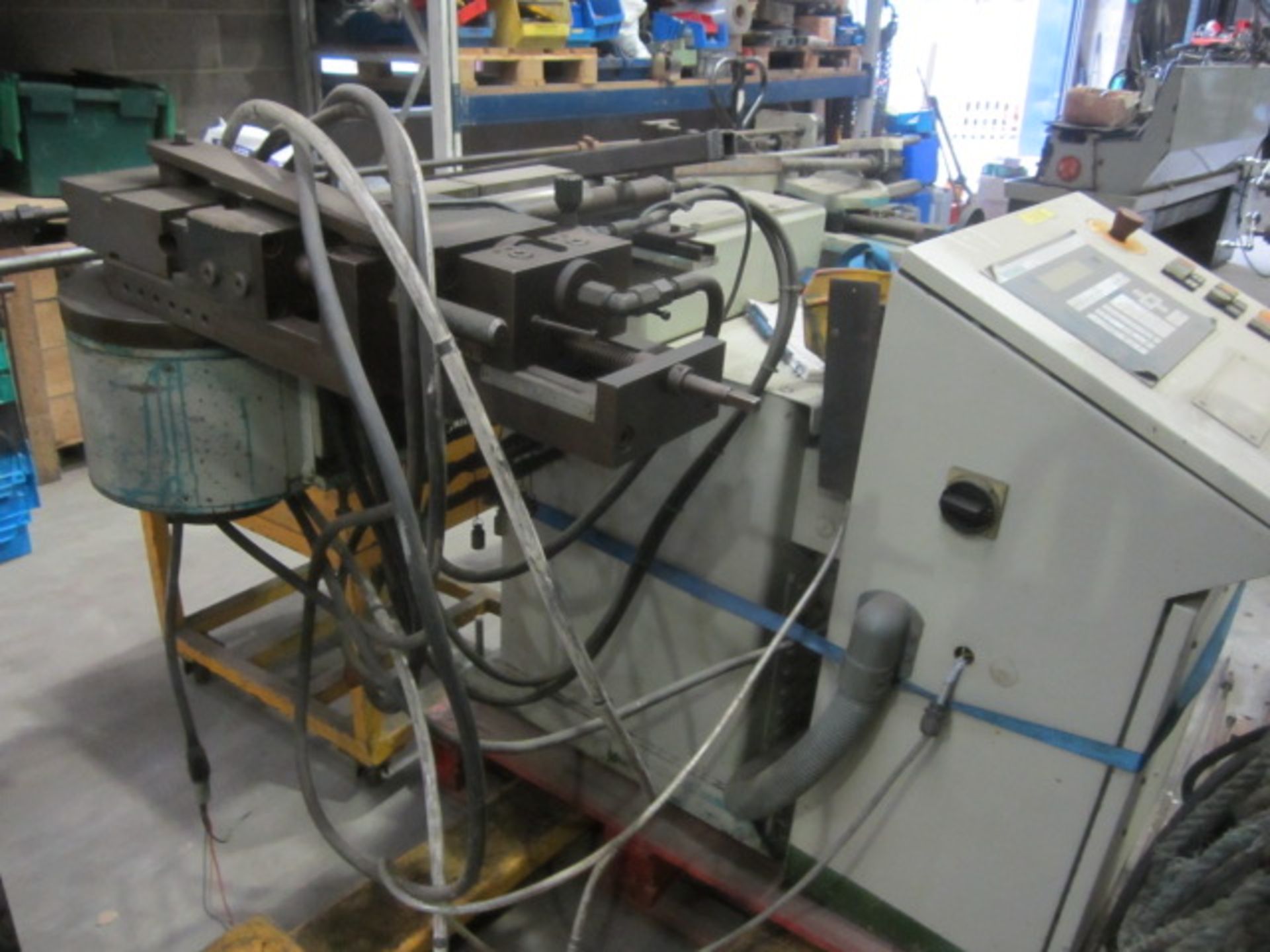 Mewag automatic hydraulic tube bender, bending capacity 42mm diameter x 2mm, range centre line - Image 11 of 14