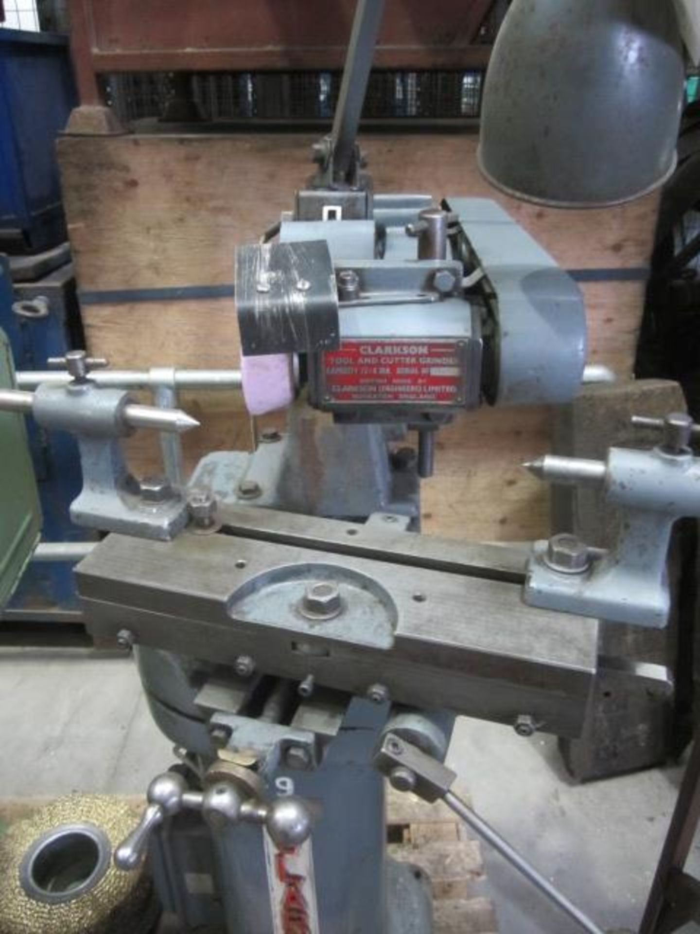 Clarkson tool & cutter grinder. A mandatory lift out charge of £40 + VAT will be applied to this lot - Image 2 of 4