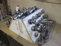 Quantity of assorted tool holders including BT40. Located at Supreme Engineering, Edington, Nr