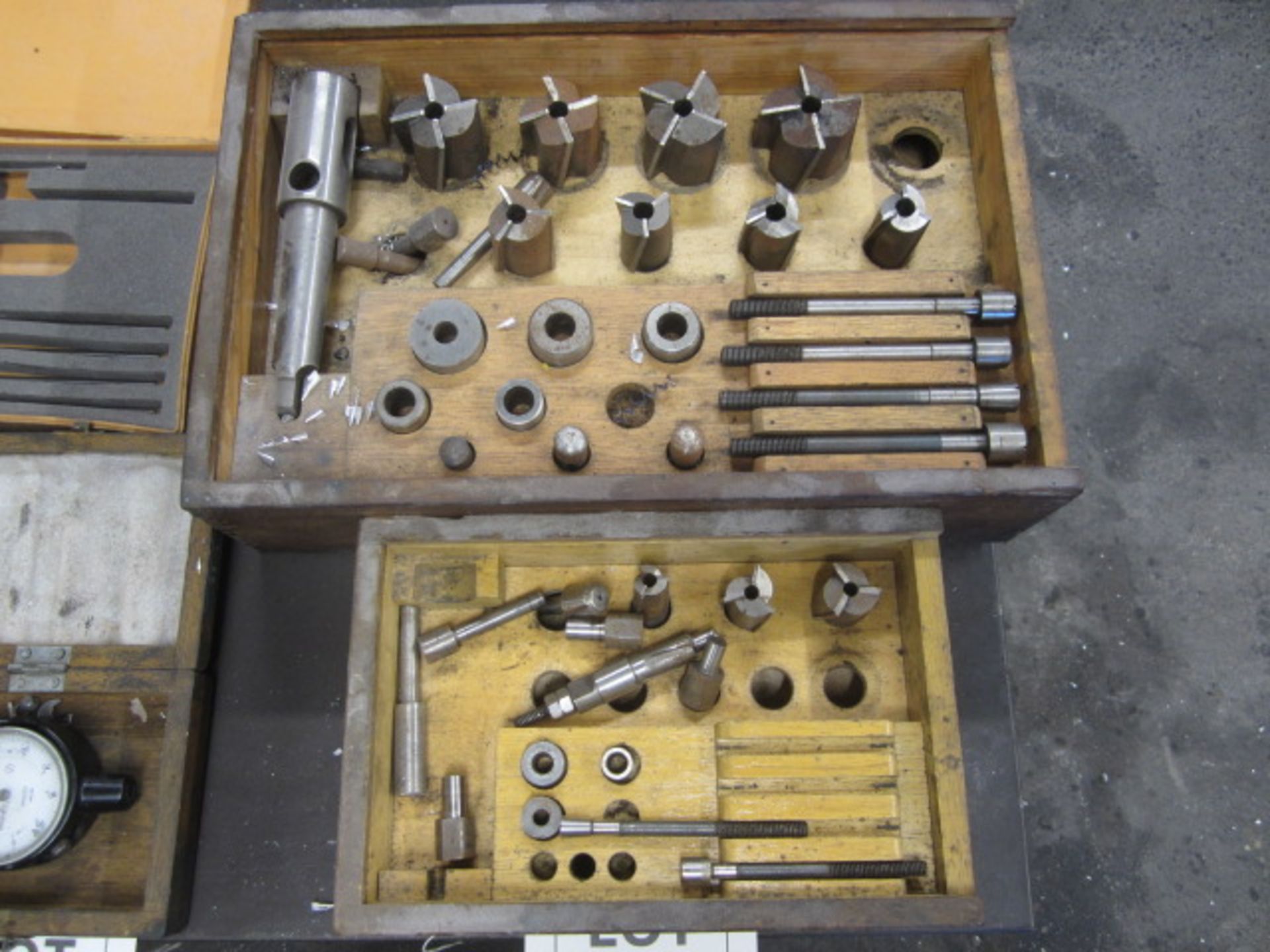 Two counter boring part sets. Located at Supreme Engineering, Edington, Nr Bridgwater