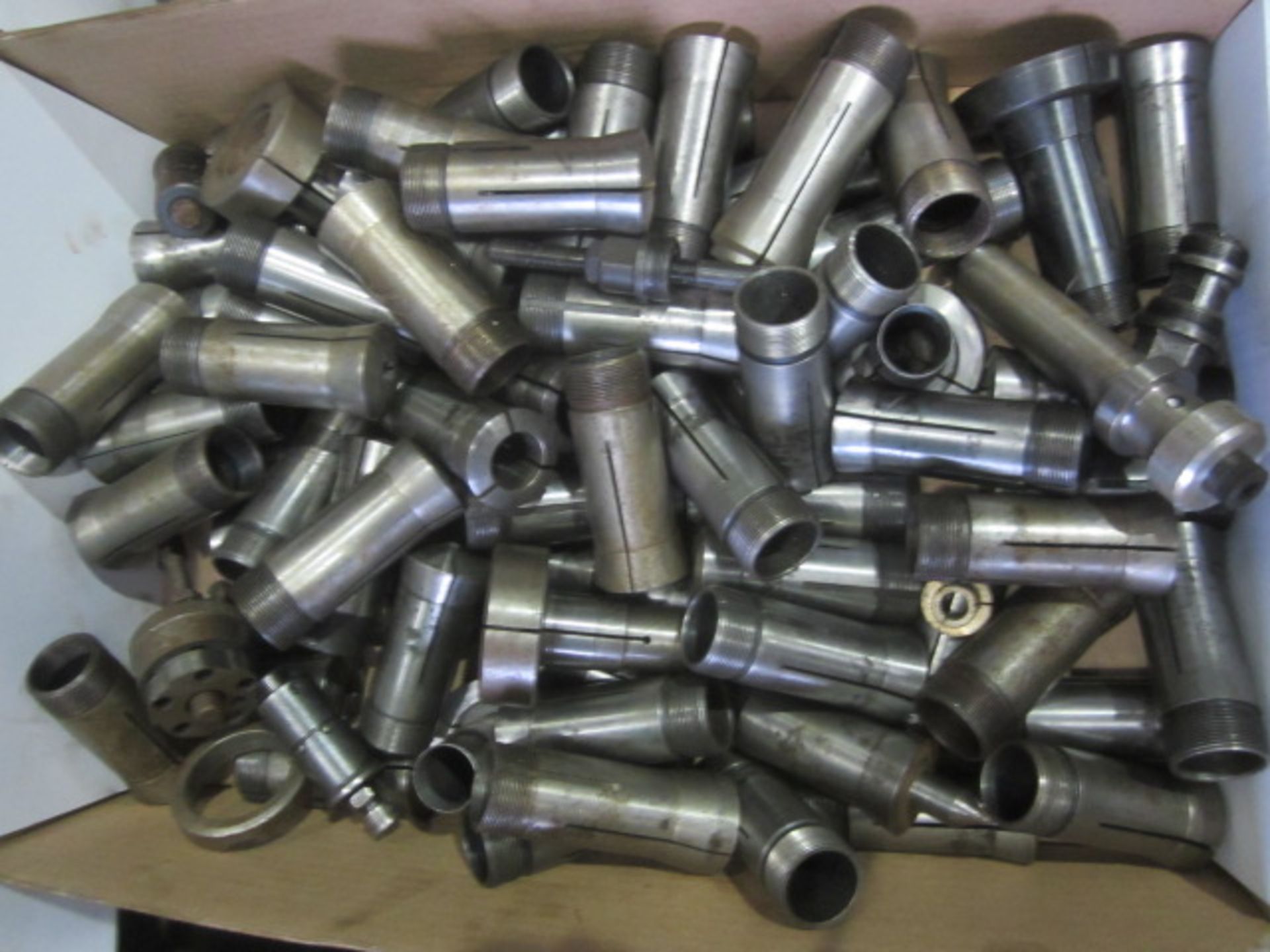 Quantity of assorted collets. Located at Southern Engineering Equipment, Poole