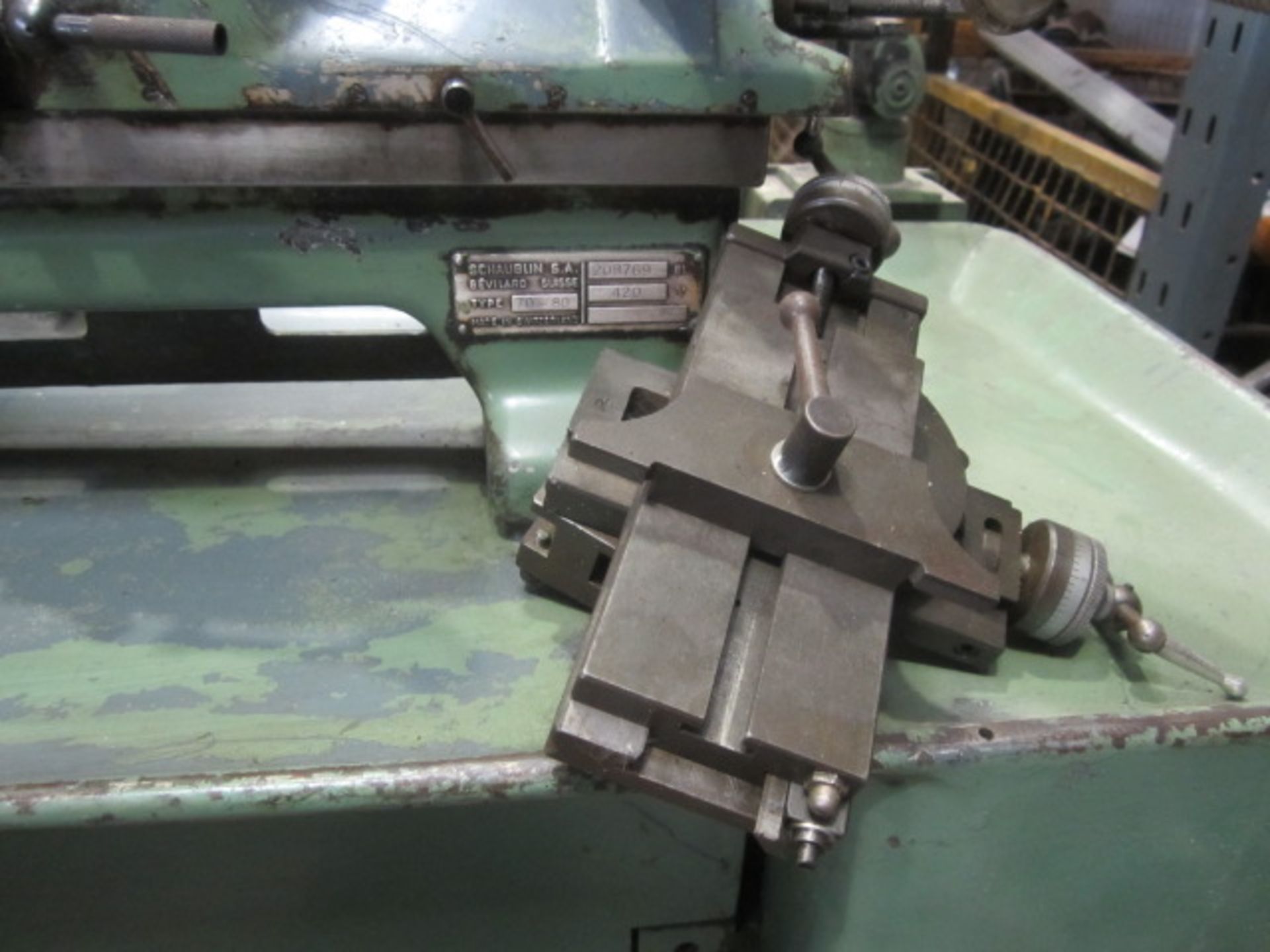 Schaublin turret lathe, type 70-80, serial no. 208769. A mandatory lift out charge of £90 + VAT - Image 5 of 6