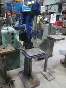 Corona pillar drill with rise & fall table, model 12AX, serial no. 19518H. A mandatory lift out