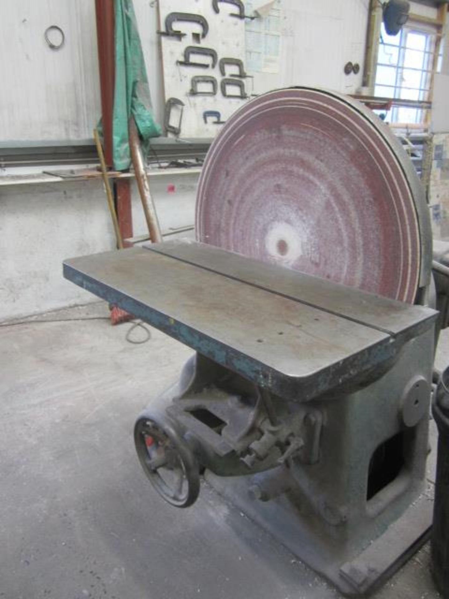 Wadkin 30" horizontal spindle disc sander, table size approx. 34" x 17". Located at Supreme - Image 2 of 4