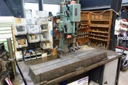 Tetroc Headsman valve guide and seat boring/cutting machine, serial no. 120.T, max height circa 18",