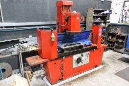 Thomas vertical spindle Fly/Surface Cutter machines Table surface: approx 1100mm x 280mm Wheel dia: